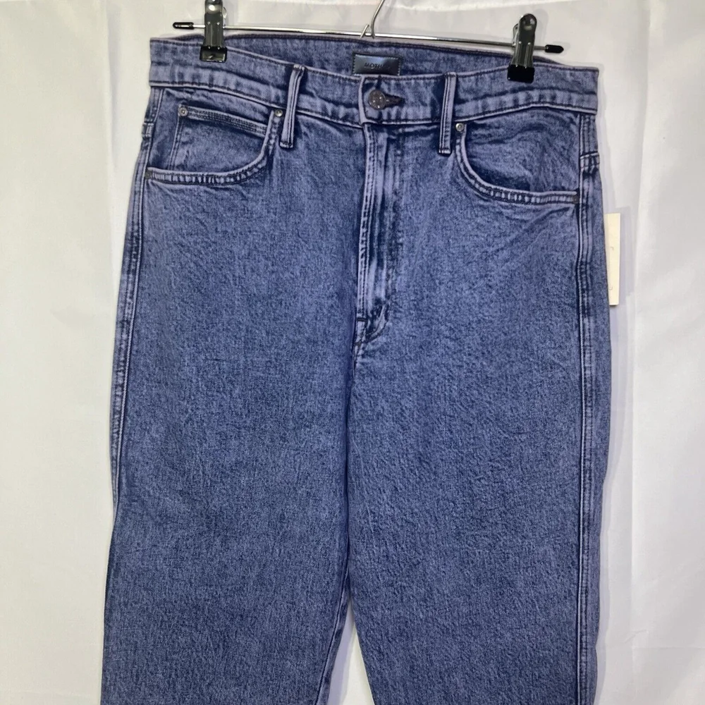 MOTHER The Desperado Heel Jeans In Paisley Purple Size 31 NWT - Picture 4 of 16